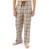 imageFruit of the Loom Mens Flannel Pajama Sleep SetBeigeKhaki Plaid