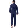 imageFruit of the Loom Mens Flannel Pajama Sleep SetNavy