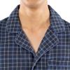 imageFruit of the Loom Mens Flannel Pajama Sleep SetNavy Plaid