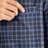 imageFruit of the Loom Mens Flannel Pajama Sleep SetNavy Plaid