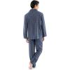 imageFruit of the Loom Mens Flannel Pajama Sleep SetNavy Plaid
