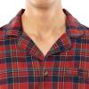 imageFruit of the Loom Mens Flannel Pajama Sleep SetRed Plaid
