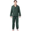 imageFruit of the Loom Mens Flannel Pajama Sleep SetGreen