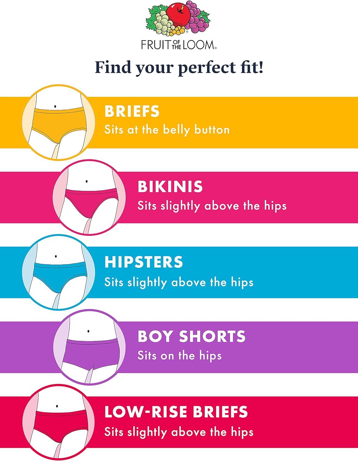 imageFruit of the Loom Toddler Girls Toddler Girls Tagfree Cotton UnderwearAssorted