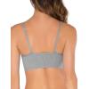 imageFruit of The Loom Womens Spaghetti Strap Cotton Pullover Sports Bra Value PackHeather GreyWhiteWhiteBlue Heather 4pack