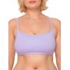 imageFruit of The Loom Womens Spaghetti Strap Cotton Pullover Sports Bra Value PackPurpleWhiteLilacGrey