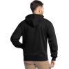 imageFruit of the Loom Eversoft Fleece Full Zip Hoodie SweatshirtBlack Full Zip