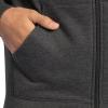 imageFruit of the Loom Eversoft Fleece Full Zip Hoodie SweatshirtBlack Heather Full Zip