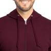 imageFruit of the Loom Eversoft Fleece Full Zip Hoodie SweatshirtMaroon Full Zip