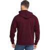 imageFruit of the Loom Eversoft Fleece Full Zip Hoodie SweatshirtMaroon Full Zip