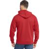 imageFruit of the Loom Eversoft Fleece Full Zip Hoodie SweatshirtRed Full Zip