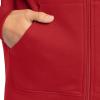 imageFruit of the Loom Eversoft Fleece Full Zip Hoodie SweatshirtRed Full Zip