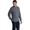 imageFruit of the Loom Mens Eversoft Cotton Long Sleeve T Shirts Breathable ampamp Moisture Wicking with Odor ControlLong Sleeve  Black Heather