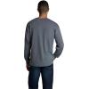 imageFruit of the Loom Mens Eversoft Cotton Long Sleeve T Shirts Breathable ampamp Moisture Wicking with Odor ControlLong Sleeve  Black Heather