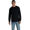 imageFruit of the Loom Mens Eversoft Cotton Long Sleeve T Shirts Breathable ampamp Moisture Wicking with Odor ControlLong Sleeve  Black Ink