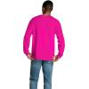 imageFruit of the Loom Mens Eversoft Cotton Long Sleeve T Shirts Breathable ampamp Moisture Wicking with Odor ControlLong Sleeve  Cyber Pink