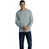 imageFruit of the Loom Mens Eversoft Cotton Long Sleeve T Shirts Breathable ampamp Moisture Wicking with Odor ControlLong Sleeve  Grey Heather