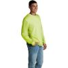 imageFruit of the Loom Mens Eversoft Cotton Long Sleeve T Shirts Breathable ampamp Moisture Wicking with Odor ControlLong Sleeve  Safety Green