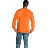 imageFruit of the Loom Mens Eversoft Cotton Long Sleeve T Shirts Breathable ampamp Moisture Wicking with Odor ControlLong Sleeve  Safety Orange