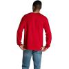 imageFruit of the Loom Mens Eversoft Cotton Long Sleeve T Shirts Breathable ampamp Moisture Wicking with Odor ControlLong Sleeve  True Red
