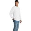 imageFruit of the Loom Mens Eversoft Cotton Long Sleeve T Shirts Breathable ampamp Moisture Wicking with Odor ControlLong Sleeve  White Ice