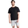 imageFruit of the Loom Mens Eversoft Cotton Short Sleeve Pocket TShirts Breathable 2Pack2 Pack  Black