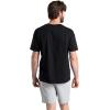 imageFruit of the Loom Mens Eversoft Cotton Short Sleeve Pocket TShirts Breathable 2Pack2 Pack  Black