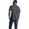 imageFruit of the Loom Mens Eversoft Cotton Short Sleeve Pocket TShirts Breathable 2Pack2 Pack  Black Heather