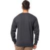 imageFruit of the Loom Mens Eversoft Fleece Crewneck Sweatshirts Moisture Wicking ampamp Breathable Sizes S4xBlack Heather