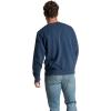 imageFruit of the Loom Mens Eversoft Fleece Crewneck Sweatshirts Moisture Wicking ampamp Breathable Sizes S4xGarment Dyed Dark Tide
