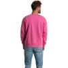imageFruit of the Loom Mens Eversoft Fleece Crewneck Sweatshirts Moisture Wicking ampamp Breathable Sizes S4xGarment Dyed Pink Flash