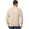 imageFruit of the Loom Mens Eversoft Fleece Crewneck Sweatshirts Moisture Wicking ampamp Breathable Sizes S4xKhaki Heather