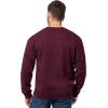 imageFruit of the Loom Mens Eversoft Fleece Crewneck Sweatshirts Moisture Wicking ampamp Breathable Sizes S4xMaroon
