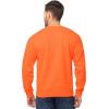 imageFruit of the Loom Mens Eversoft Fleece Crewneck Sweatshirts Moisture Wicking ampamp Breathable Sizes S4xSafety Orange