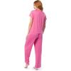 imageFruit of the Loom Womens Drop Shoulder Tee and Convertible Waist Sleep SetPink