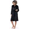 imageFruit of the Loom Womens Fleece RobeBlack