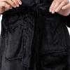 imageFruit of the Loom Womens Fleece RobeBlack