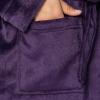 imageFruit of the Loom Womens Fleece RobeDark Plum
