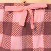 imageFruit of the Loom Womens Fleece Sleep Pajama Pant 2 PackHeather PinkBuffalo Check