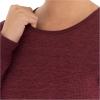 imageFruit of the Loom Womens Micro Waffle Premium Thermal Underwear Tee ShirtMerlot Heather