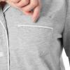 imageFruit of the Loom Womens Pipped Button Down Sleep SetLight Grey Heather