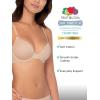 imageFruit of the Loom Womens Smooth Cotton TShirt Bra  UltraSoft Flexible and Invisible Under TeesBlack HueBlack Hue