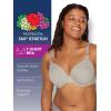 imageFruit of the Loom Womens Smooth Cotton TShirt Bra  UltraSoft Flexible and Invisible Under TeesDesert DuskGrey HeatherOlive
