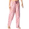 imageFruit of the Loom Womens Waffle VNeck Top and Flannel Pant Sleep SetPurpleFluffy Trees