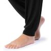 imageFruit of the Loom womens Breathable Short Sleeve Top and Jogger Pant Sleep Pajama SetBlack