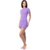 imageFruit of the Loom womens Energize Short Sleeve Tee and Shorts Sleep Pajama SetIris