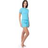 imageFruit of the Loom womens Energize Short Sleeve Tee and Shorts Sleep Pajama SetTurquoise