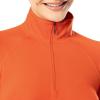 imageFruit of the Loom womens High Neck Quarter Zip Top and Legging Thermal SetMandarin