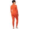 imageFruit of the Loom womens High Neck Quarter Zip Top and Legging Thermal SetMandarin