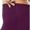 imageFruit of the Loom womens High Neck Quarter Zip Top and Legging Thermal SetPurple